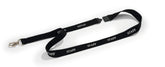 Durable STAFF Textile Lanyard with Snap Hook & Safety Release 20 x 440mm Black (Pack 10) - 823901